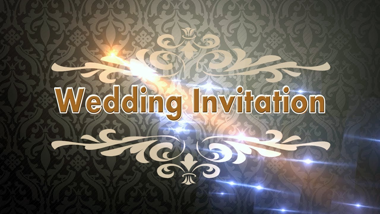 whatsapp wedding invitation edius project